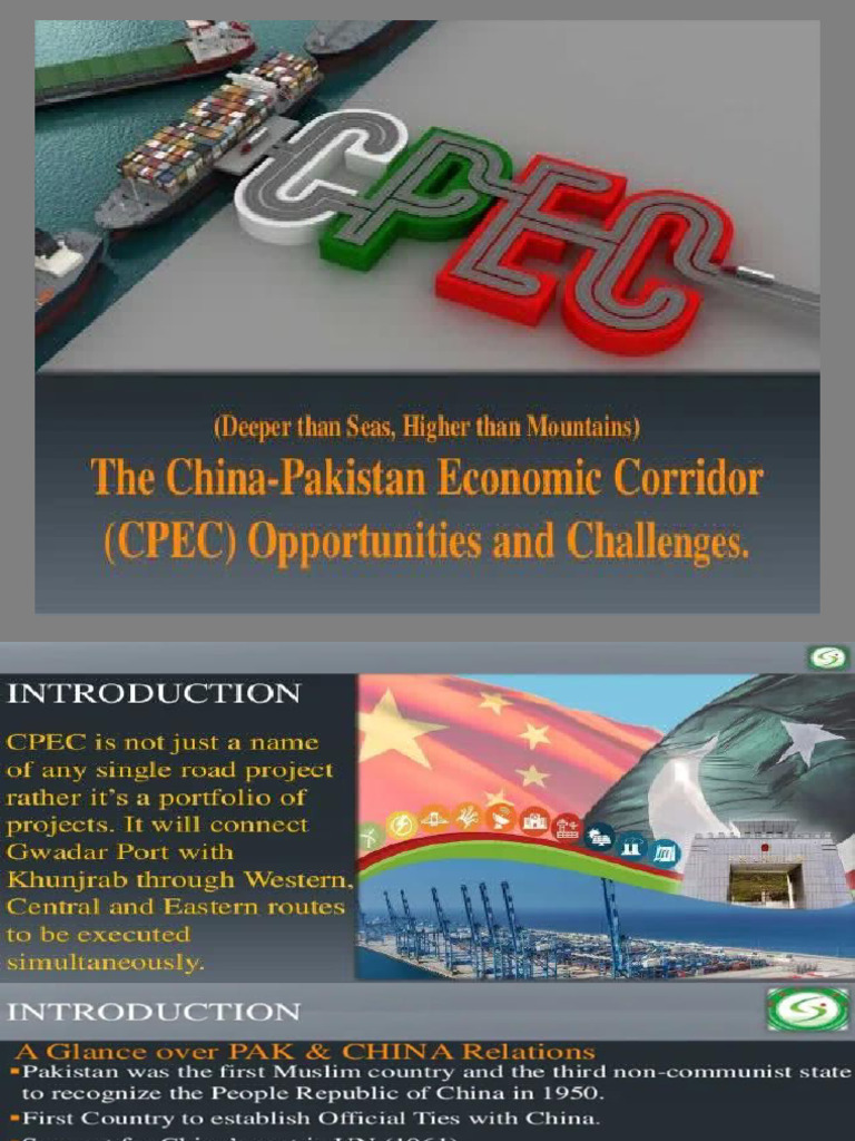 Regional Economic Cooperation CPEC 15052024 095147am | PDF