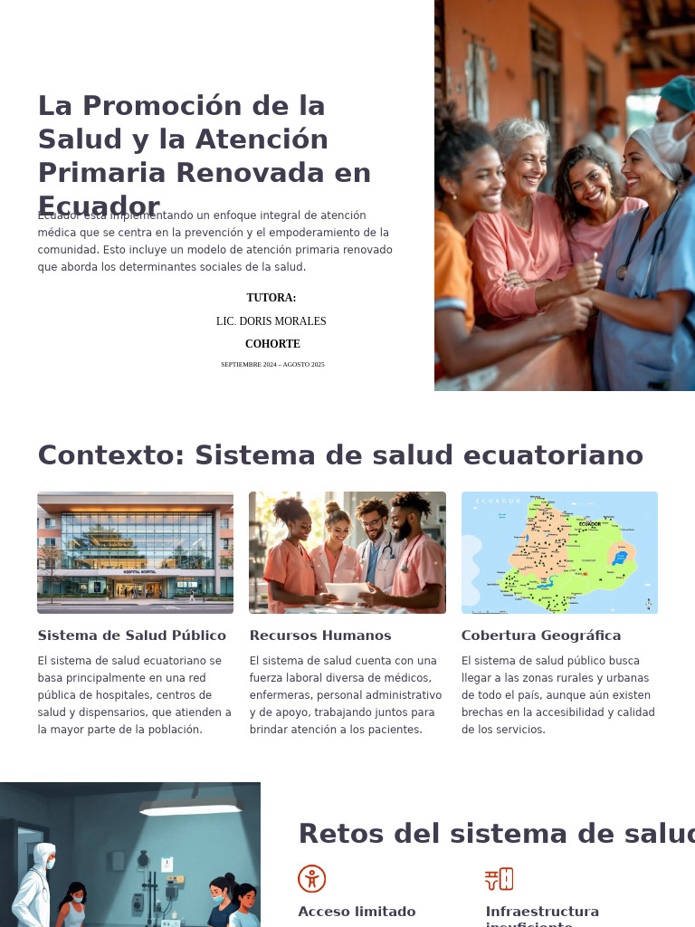 Promoción de Salud y APS Renovada en Ecuador | PDF | Promoción de la ...