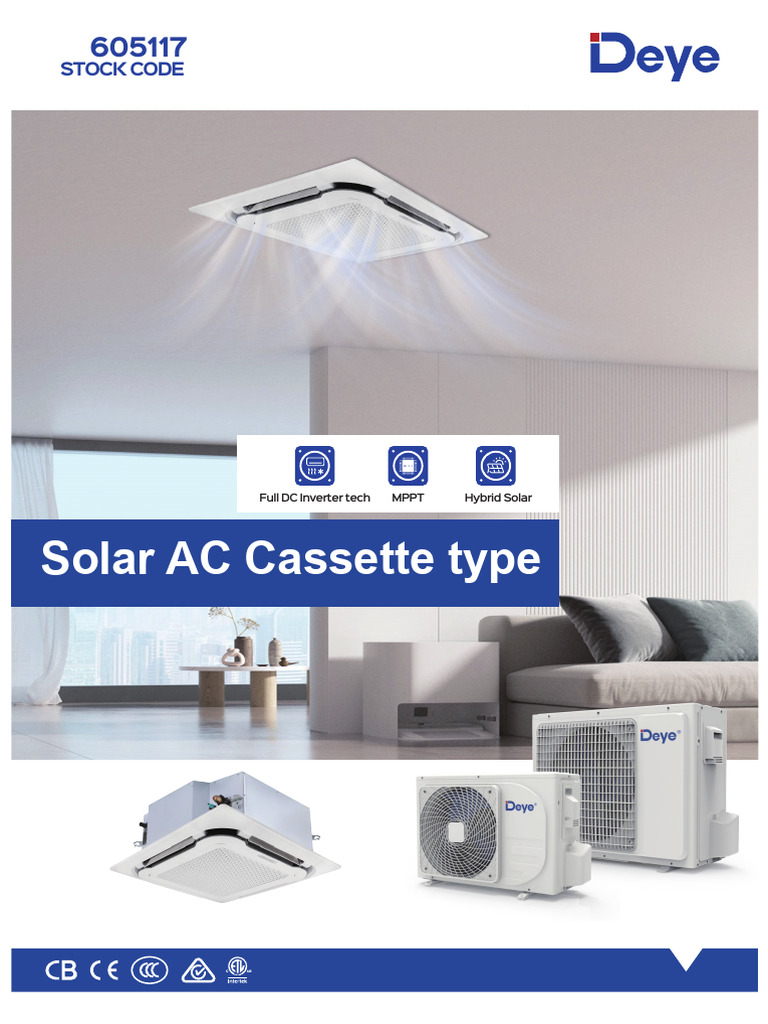 Solar AC Cassette Specifications Guide | PDF