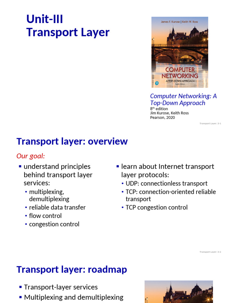 Understanding Transport Layer Protocols | PDF | Internet Protocols ...