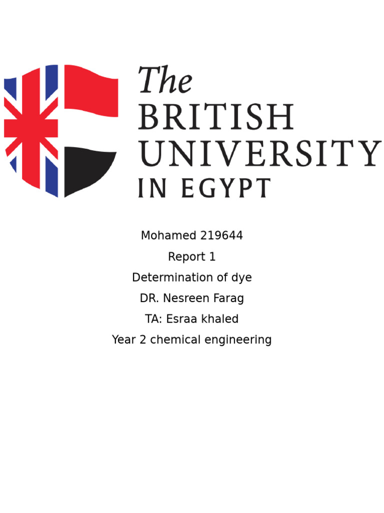 4061 Mohamed 219644 Lab 1 380867 692656230 | PDF | Spectrophotometry ...