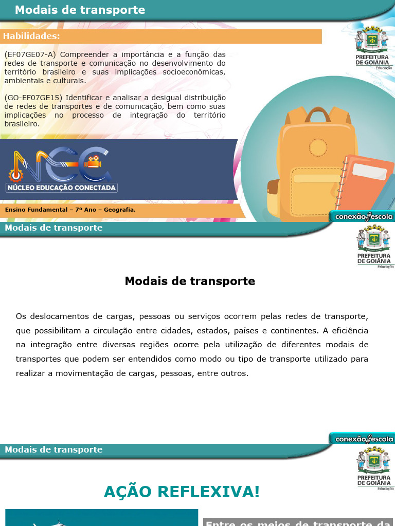 Modais de Transporte no Brasil: Análise e Impactos | PDF | Transporte ...