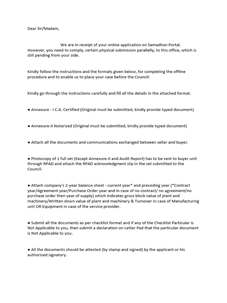 MSEFC Document Submission Guidelines | PDF | Business