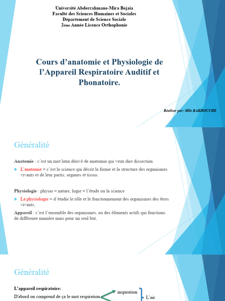 Anatomie et Physiologie de l'Oreille | PDF | Système vestibulaire | Oreille