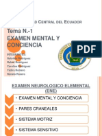 Examen Mental y Conciencia