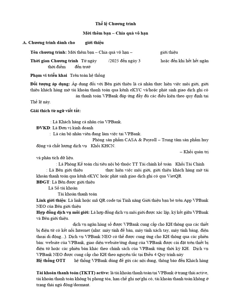 Th l Chng Trnh Mgm Mi Thm Bn Chia Qu v Hn t 0101 30062025 | PDF