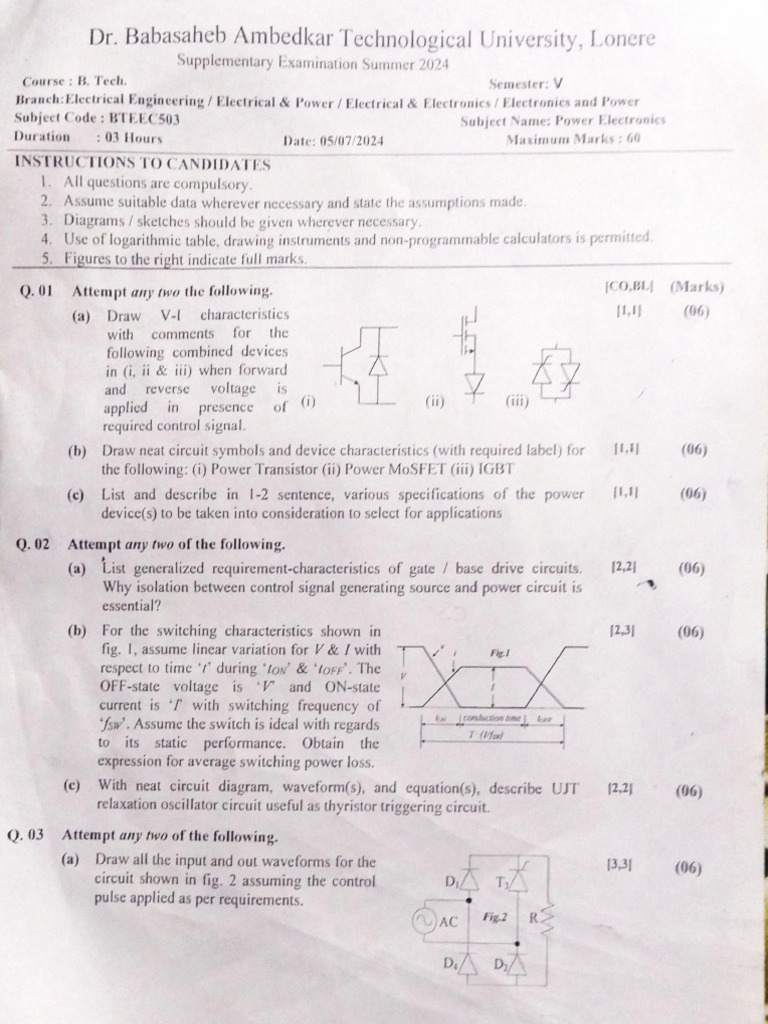 Supplementary PE | PDF | Rectifier | Power Inverter