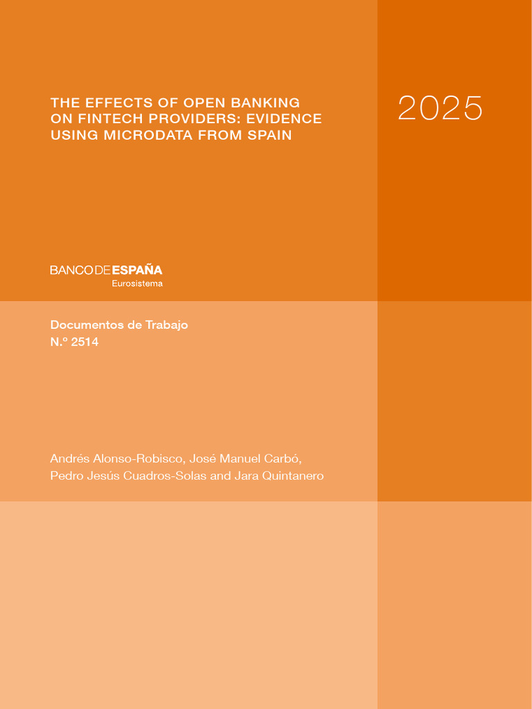 Open Banking's Impact on Spanish Fintech | PDF | Banks | Financial ...