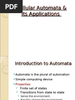 Cellular Automata & Its Applications