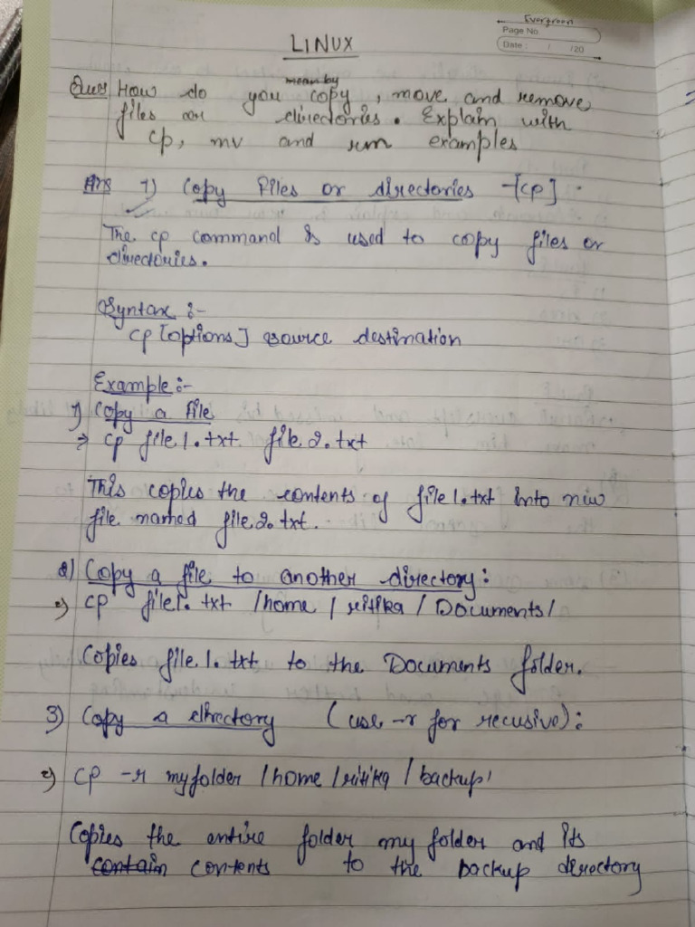 Linux Unit 2 | PDF