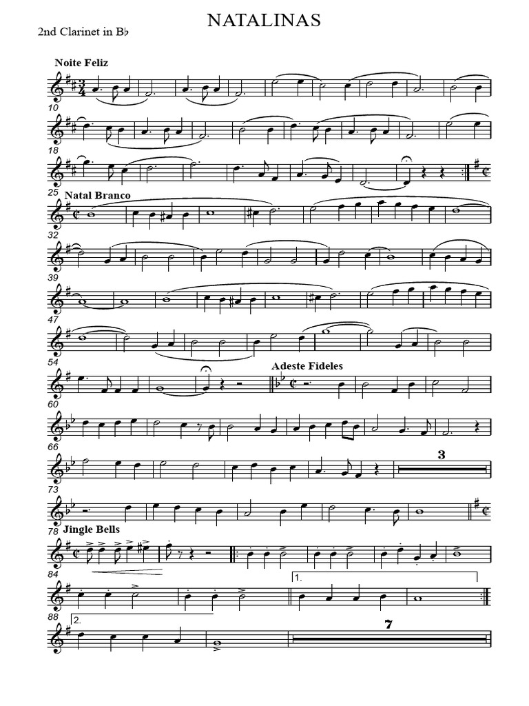 2nd Clarinet in BB | PDF
