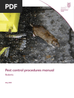 Vermin Control Procedures for Facilities | PDF | Pest Control | Pest ...
