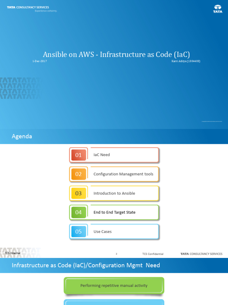 Ansible on AWS - Dec'17 | PDF | Computing | Software