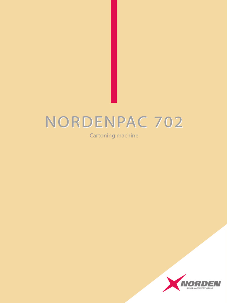 Nordenpac 702 Cartoning Machine Overview | PDF