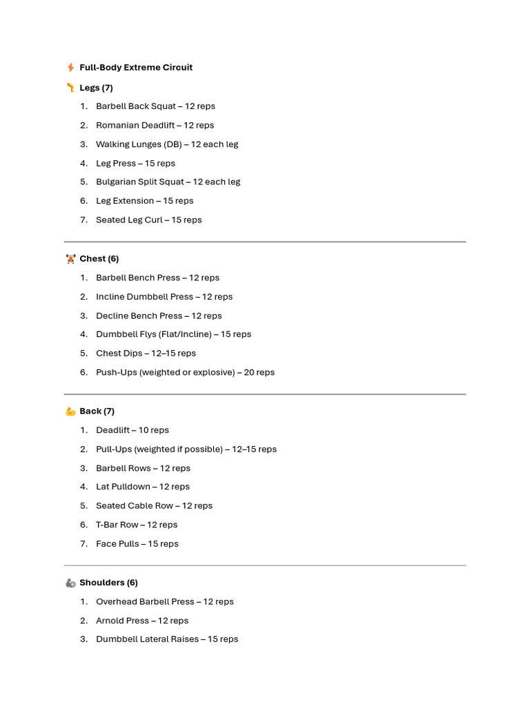 Gym | PDF | Weight Training | Cuisine