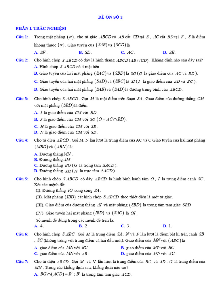 de on 2. hinh học | PDF