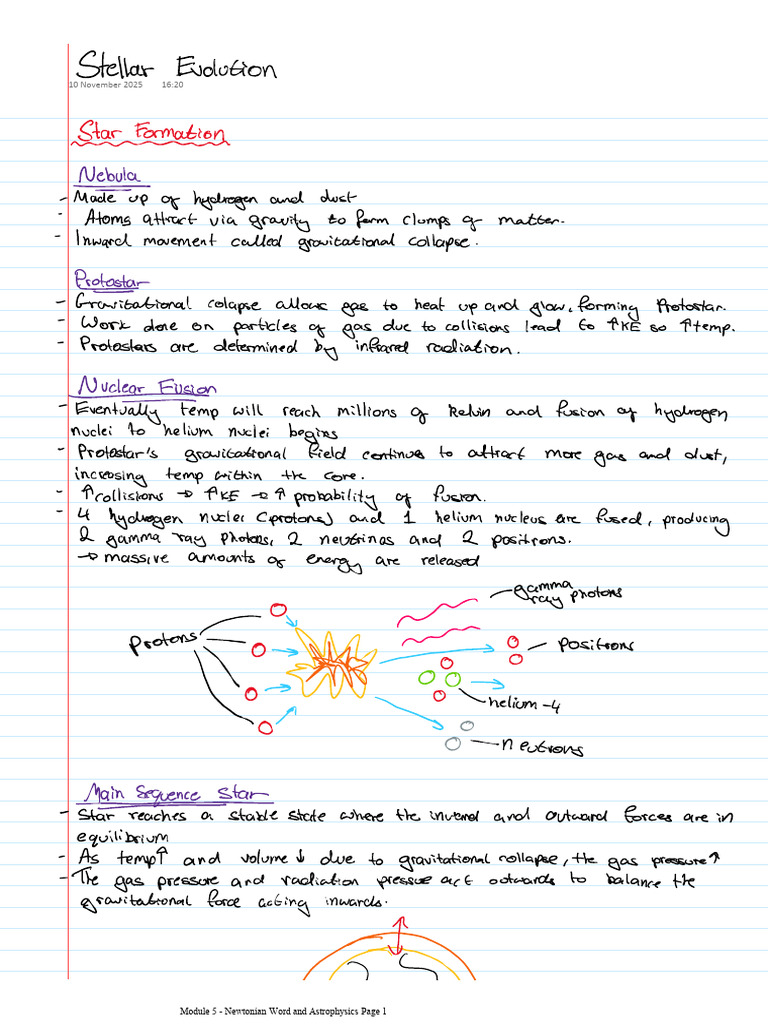 Stellar Evolution | PDF
