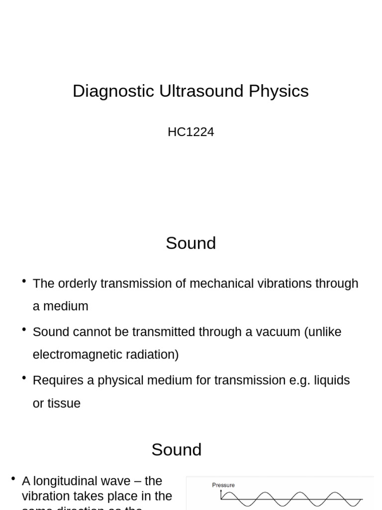 Understanding Diagnostic Ultrasound Physics | PDF | Sound | Waves