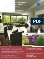 Residenze Olmi e Querce Milano 3 - pagina pubblicitaria per Trovocasa