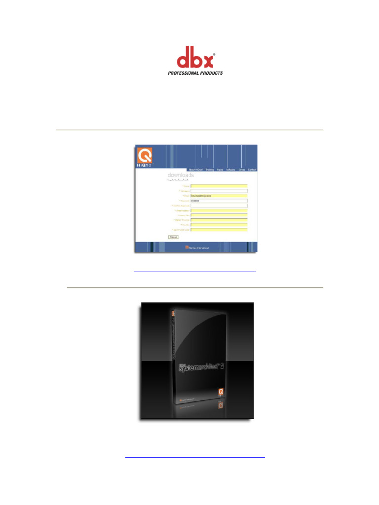 DriveRack PA+ Firmware Update Guide | PDF