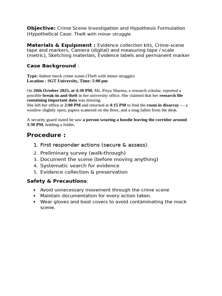Case Study Hypothesis | PDF