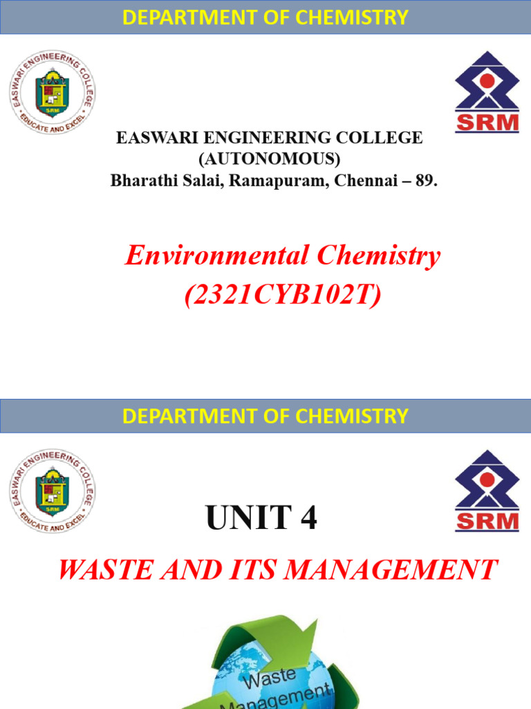 Solid Waste Management Overview | PDF | Electronic Waste | Waste
