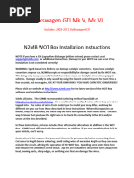 SRT-4 N2MB WOT Box Installation Guide | PDF | Electrical Connector |  Electrical Engineering