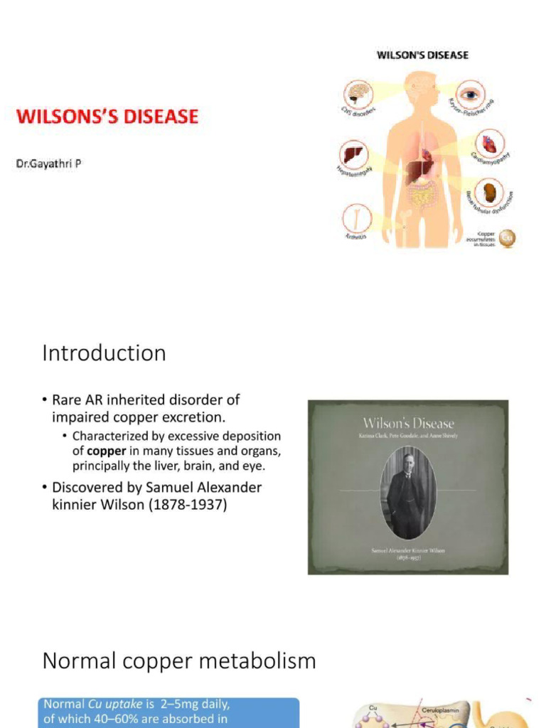 Wilson's Disease (Wilson) - 20251209 - 060925 | PDF