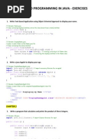 Oop Java Codes Summary