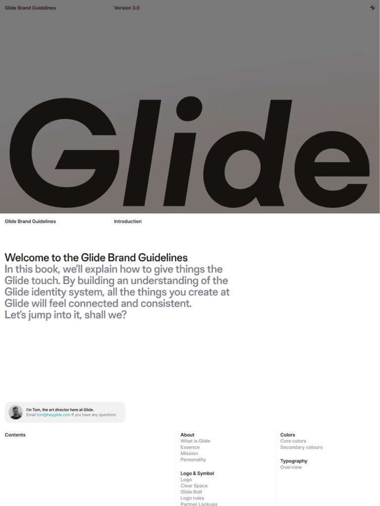207 - Glide Brand Guidelines | PDF