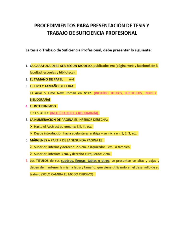 Guía para Presentación de Tesis | PDF | Bibliografía