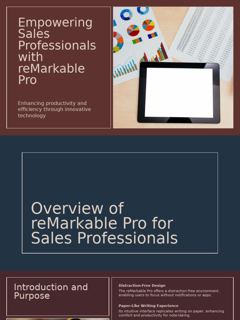 reMarkable Pro for Sales Efficiency | PDF