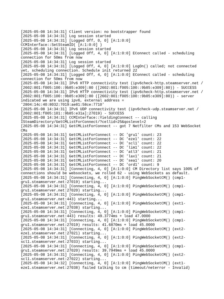 Connection Log 0 | PDF | Login | I Pv6