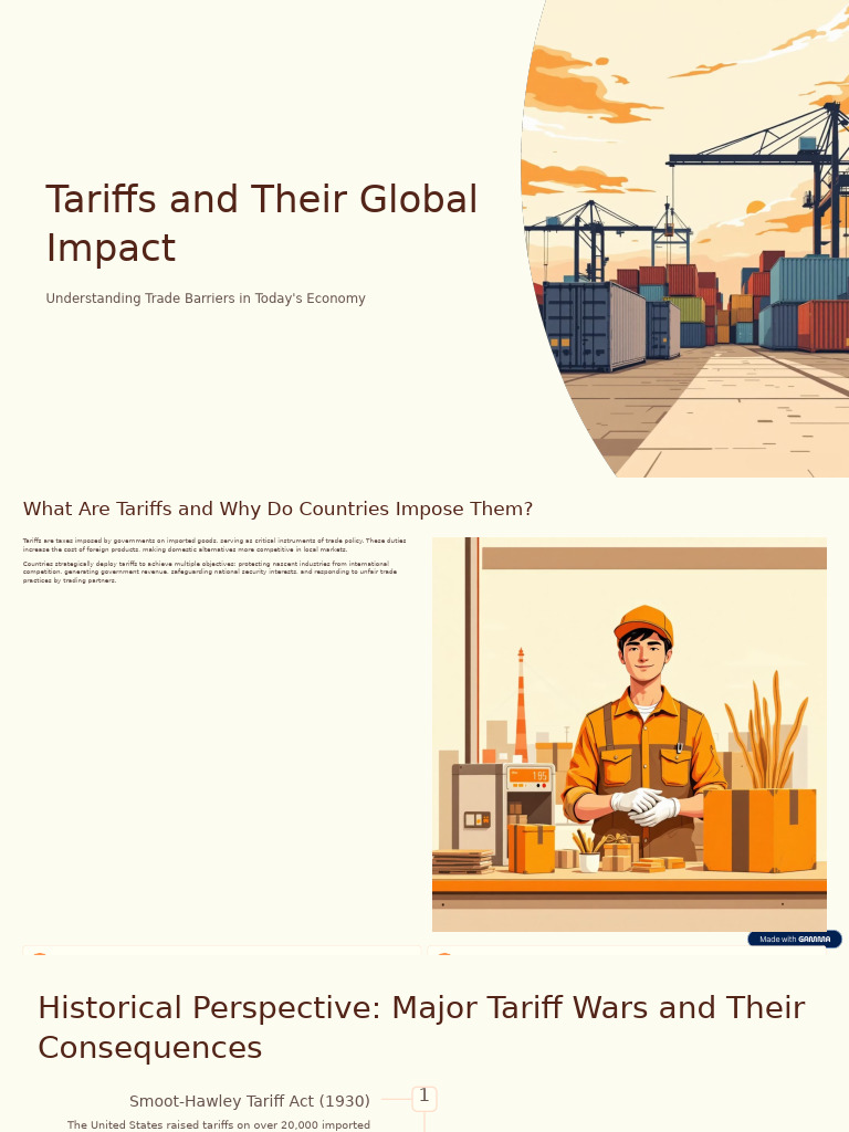 Tariffs and Their Global Impact | PDF | Tariff | Protectionism