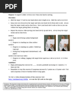 VOR Gaze Stabilization Exercises Guide | PDF