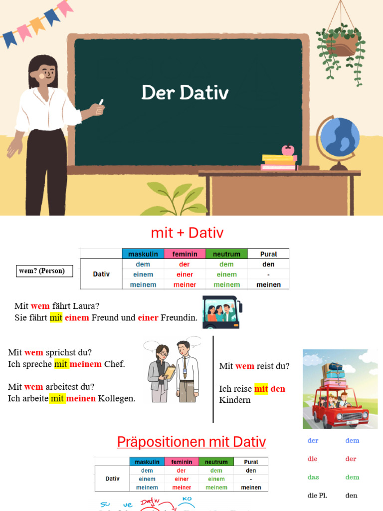 Dativ - Erklärung | PDF