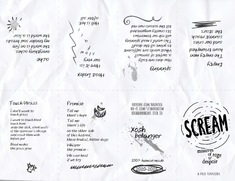 Scream Zine Revised | PDF