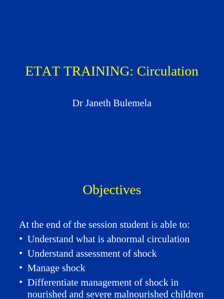 Circulation Shock | PDF | Shock (Circulatory) | Circulatory System