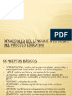 2° DESARROLLO DEL LENGUAJE A LO LARGO DEL PROCESO