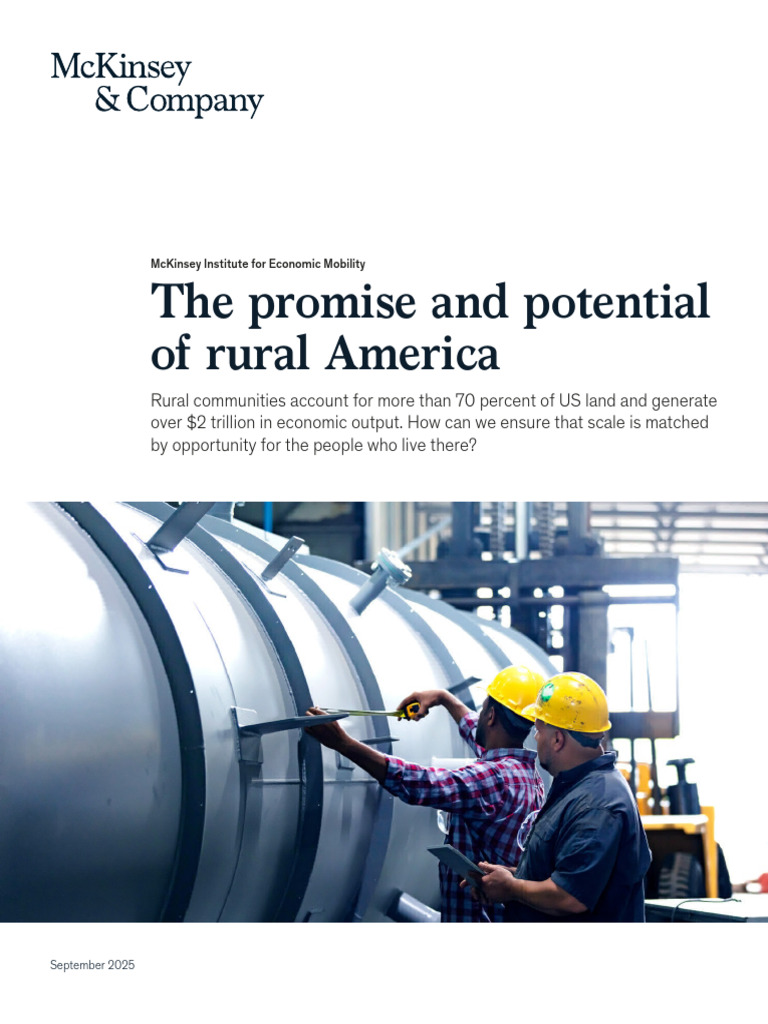 Unlocking Rural America's Economic Potential | PDF | Cost Of Living ...