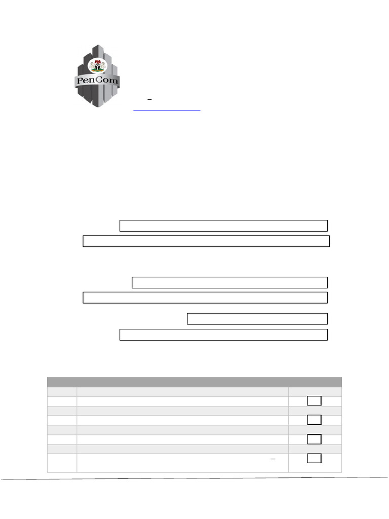 PFA Licence Application Checklist | PDF | Business