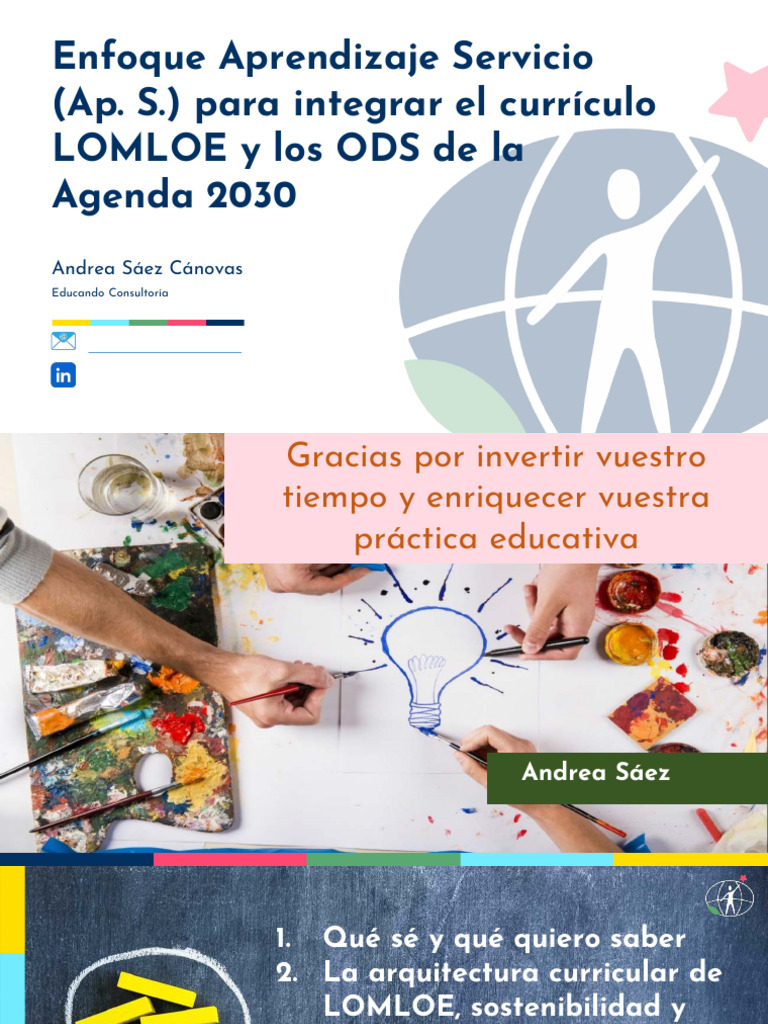 Aprendizaje Servicio y LOMLOE en Educación | PDF | Aprendizaje | Plan ...