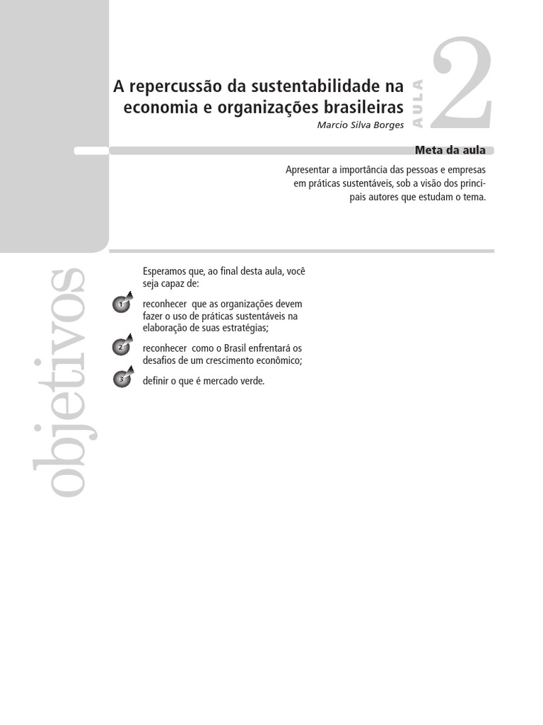 Sustentabilidade e Lucro no Brasil | PDF | Sustentabilidade | Economia