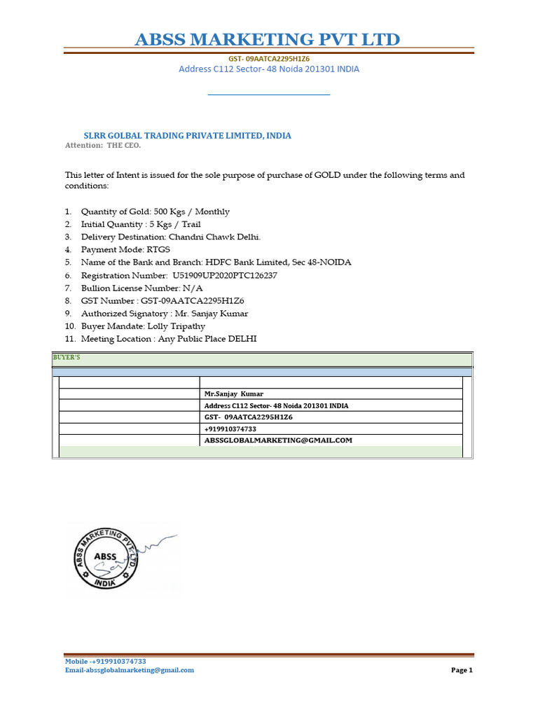 Gold Loi India | PDF