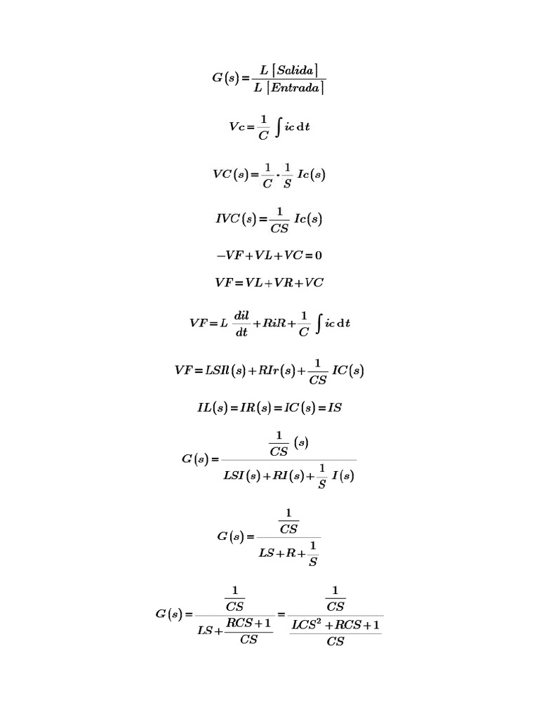 RLC Formula | PDF