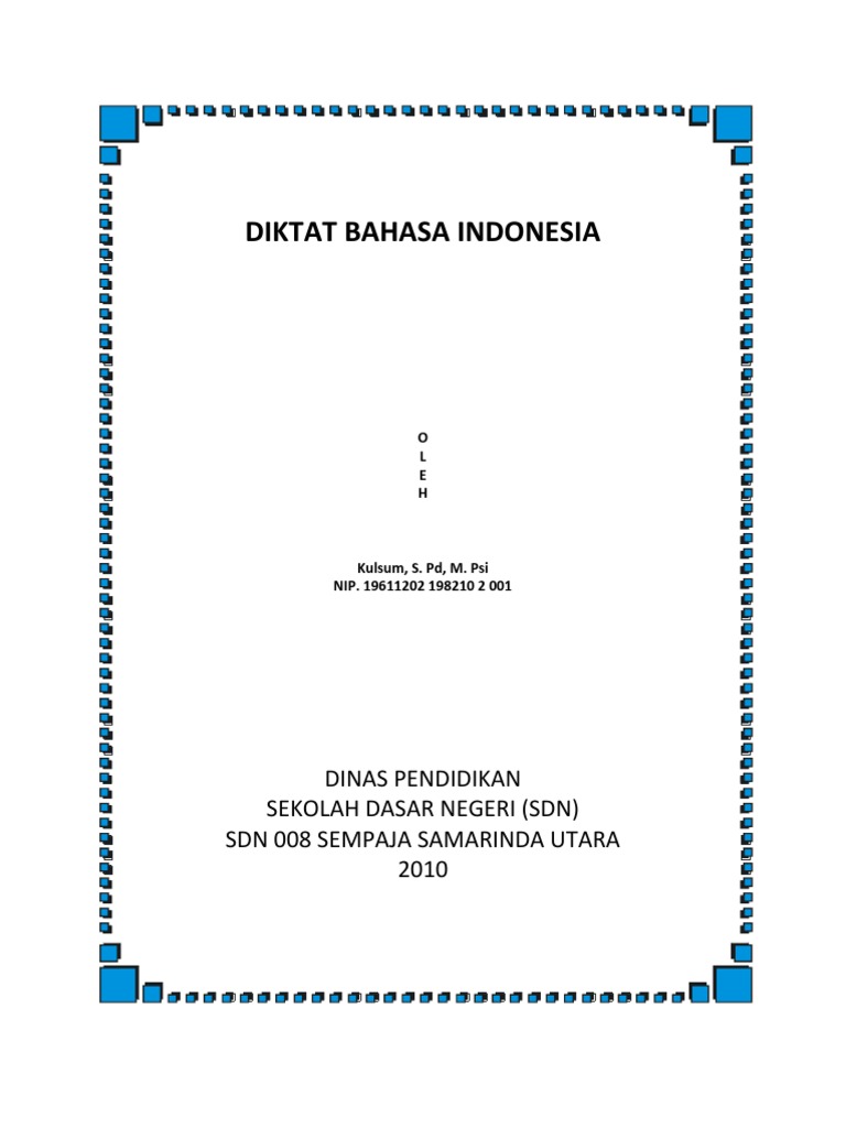 Contoh Makalah Yang Benar Menurut Bahasa Indonesia