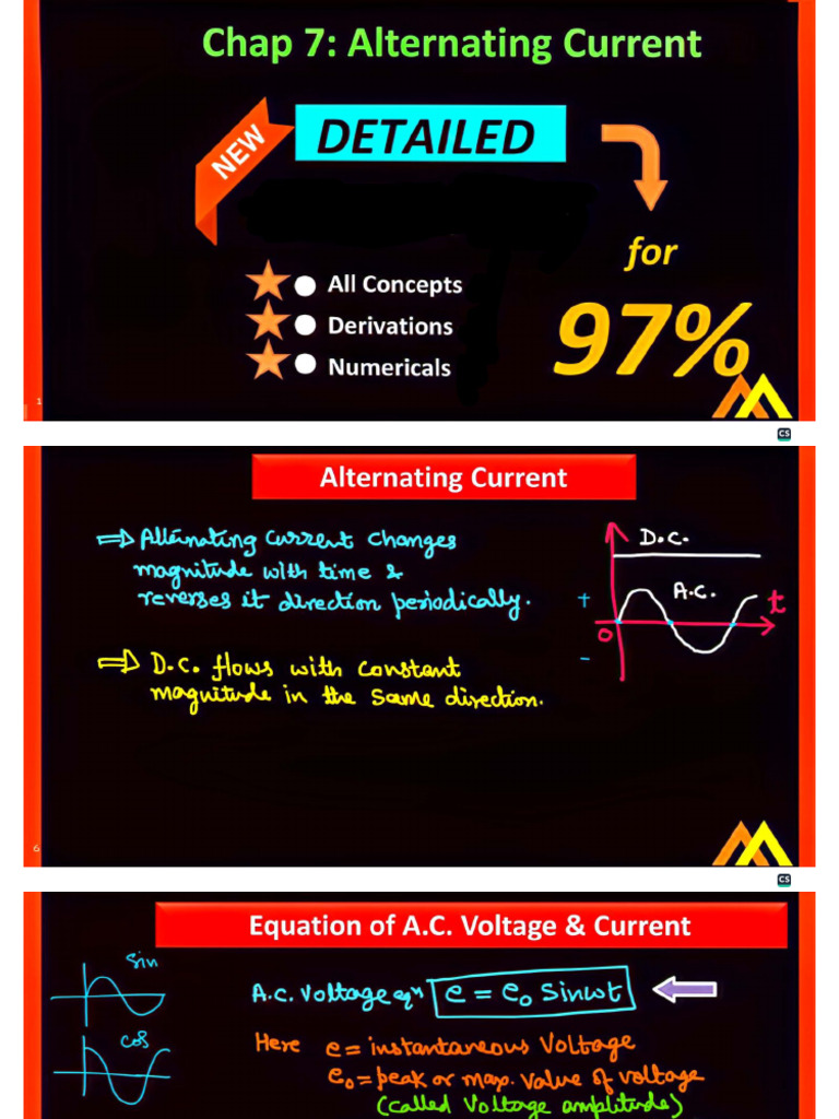 12 7 Alternating Current | PDF