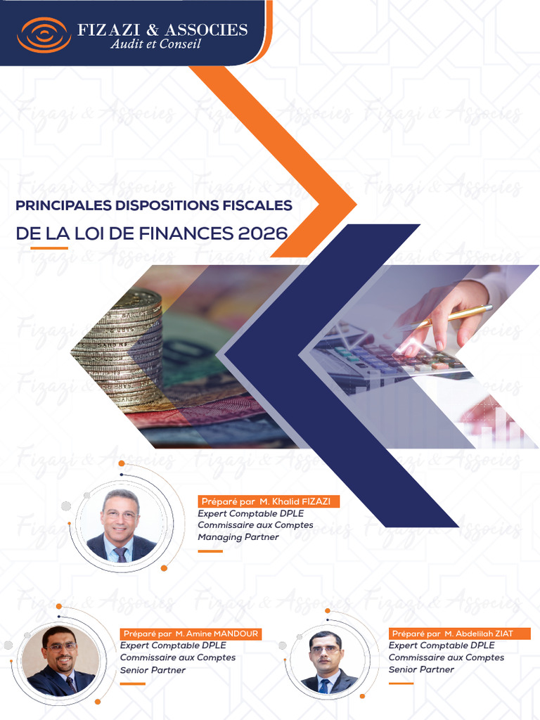 Dispositions fiscales Loi de Finances 2026 | PDF | Taxe sur la valeur ...