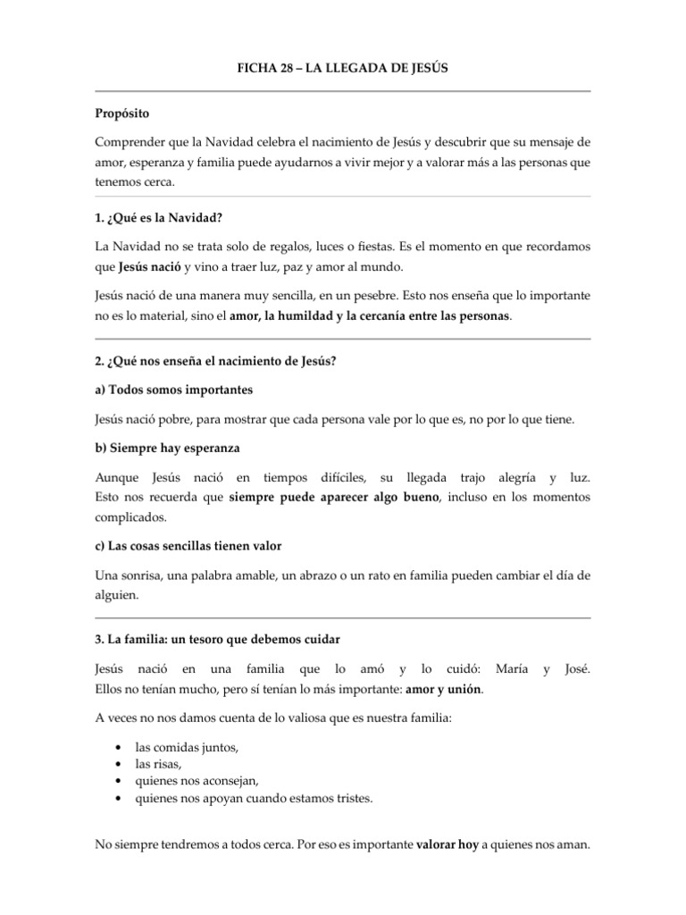Navidad: Amor y Esperanza en Jesús | PDF | Navidad | Natividad De Jesus