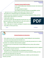 Manageable Chemical Spill Procedure:: Lab. Manager Chemist